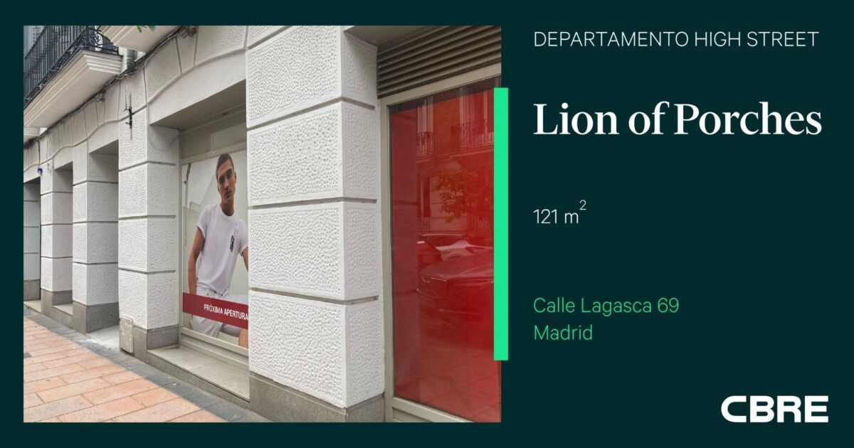 La marca Lion of Porches ya tiene un nuevo local en Madrid